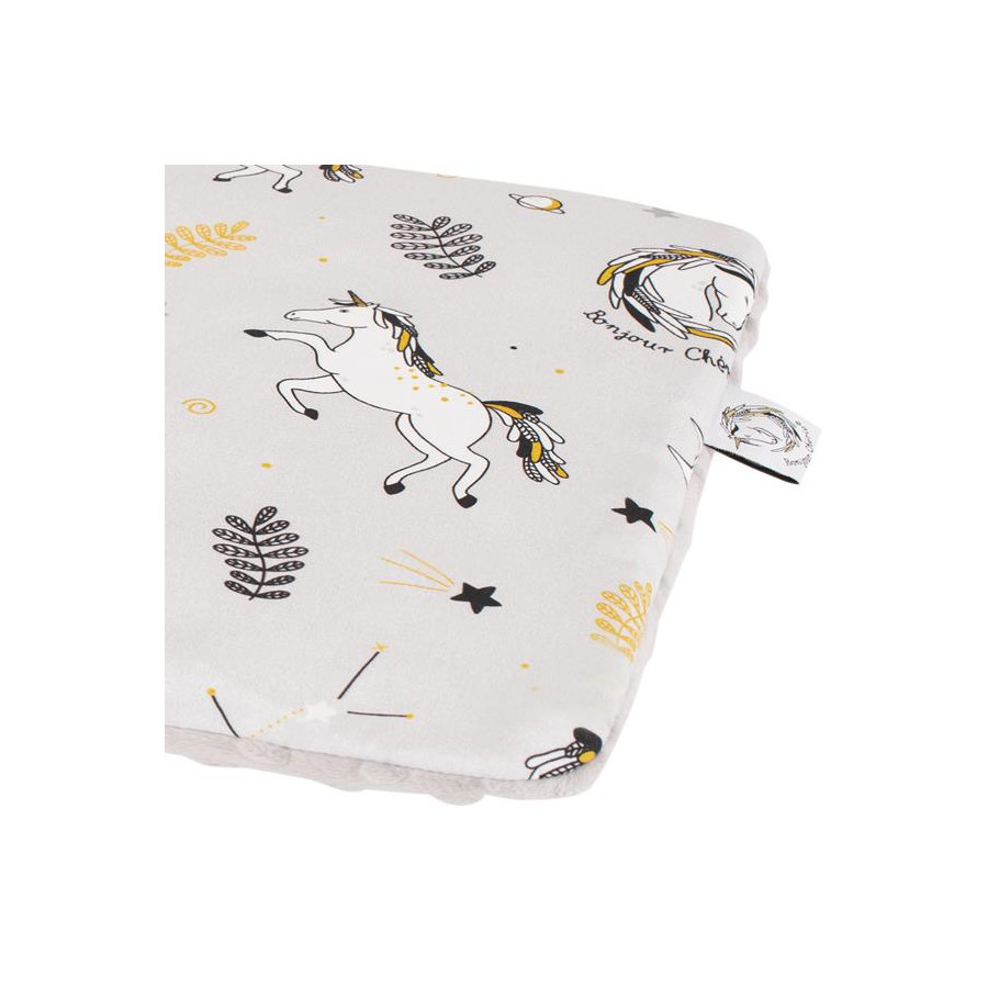 Bonjour Cherie Poduszka Bawełna z minky (30x40) Jednorożce