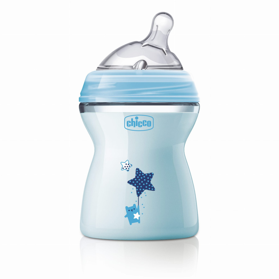 Chicco Butelka Natural Feeling 250ml ze smoczkiem 2m+