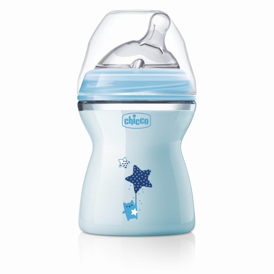 Chicco Butelka Natural Feeling 250ml ze smoczkiem 2m+