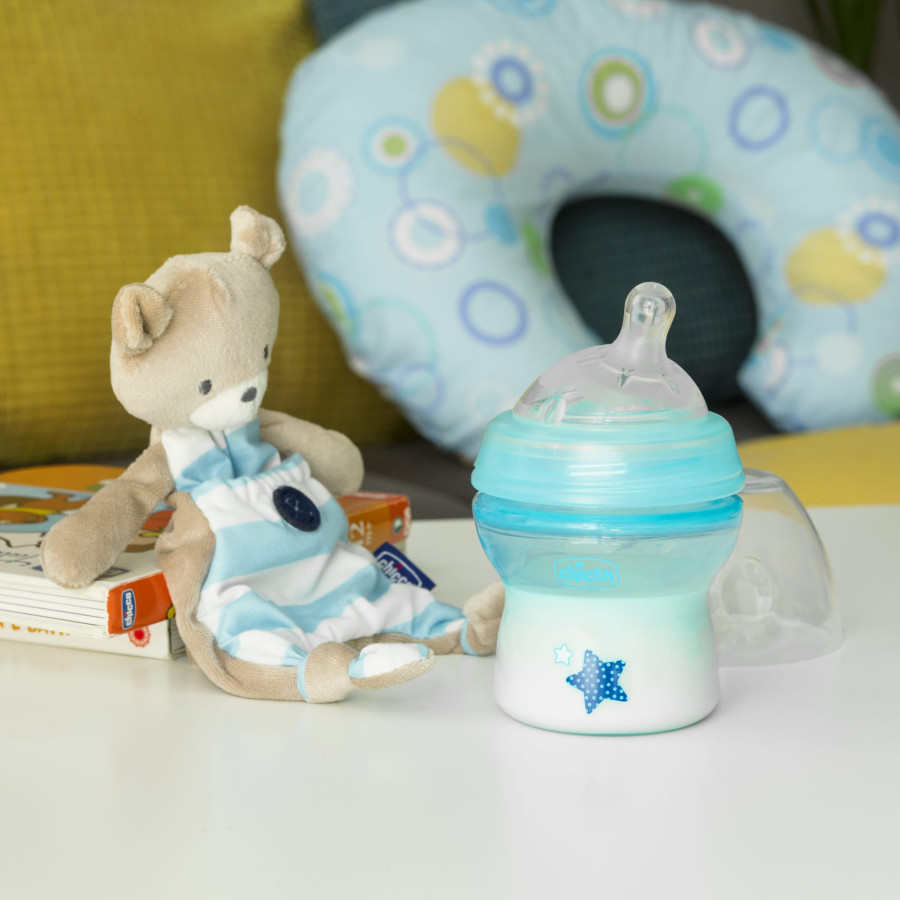 Chicco Butelka Natural Feeling 150ml ze smoczkiem 0m+