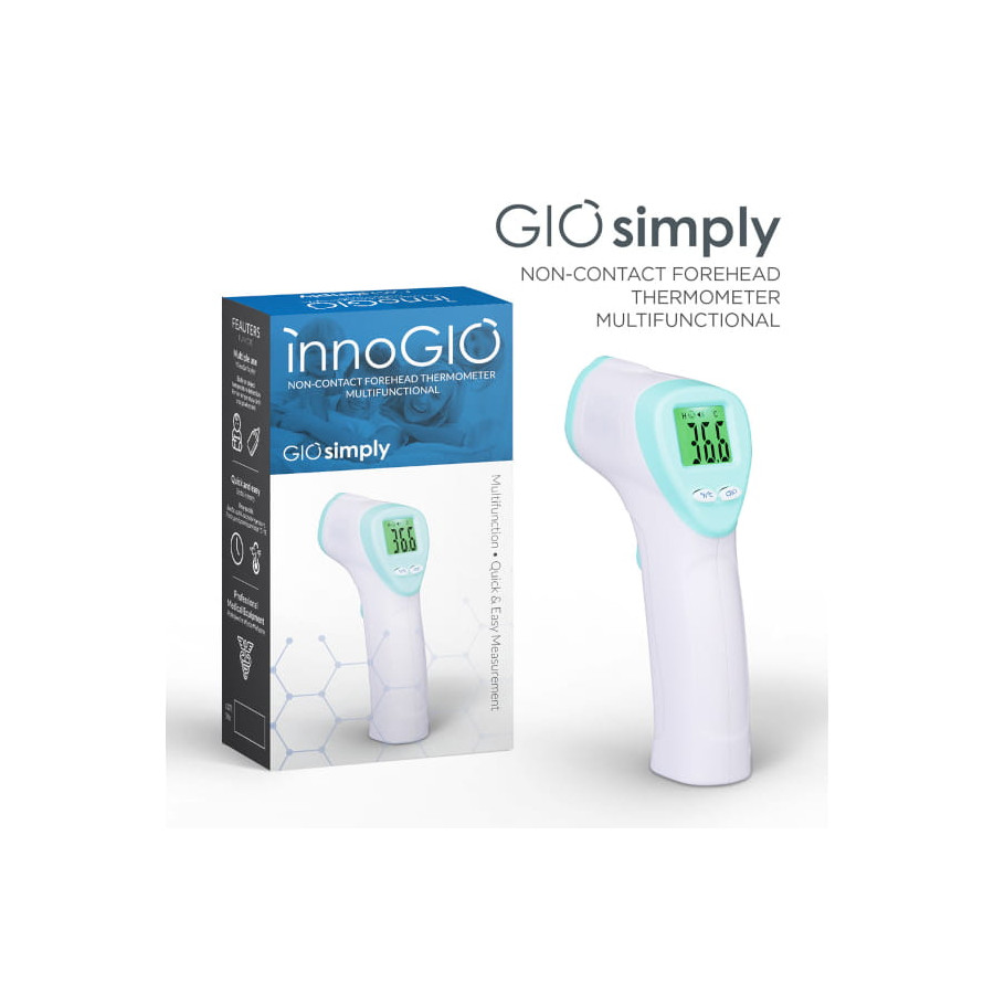 InnoGIO Bezdotykowy termometr czołowy na podczerwień GIOsimply