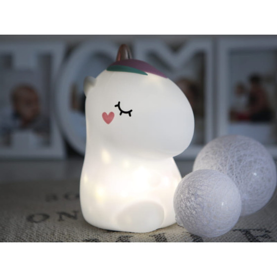 InnoGIO Lampka silikonowa z  projektorem Little Unicorn