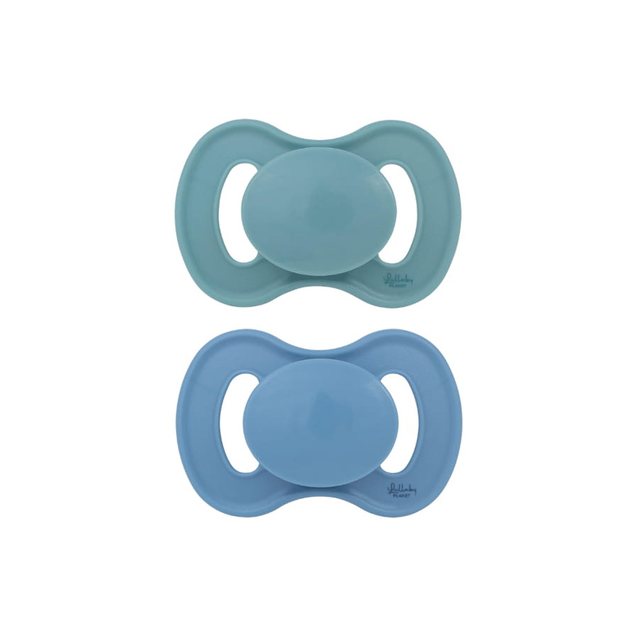 Lullaby Planet Smoczek uspokajający symetryczny 6-18m+ 2 sztuki