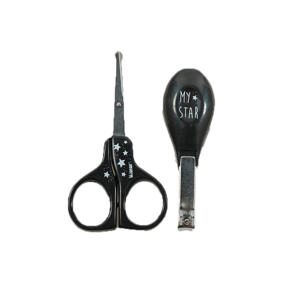 Minene Zestaw pielęgnacyjny do paznokci dla niemowląt 2w1 nożyczki, cążki