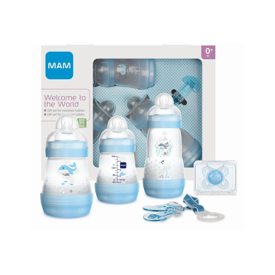MAM Baby Zestaw Startowy do karmienia butelka antykolkowa