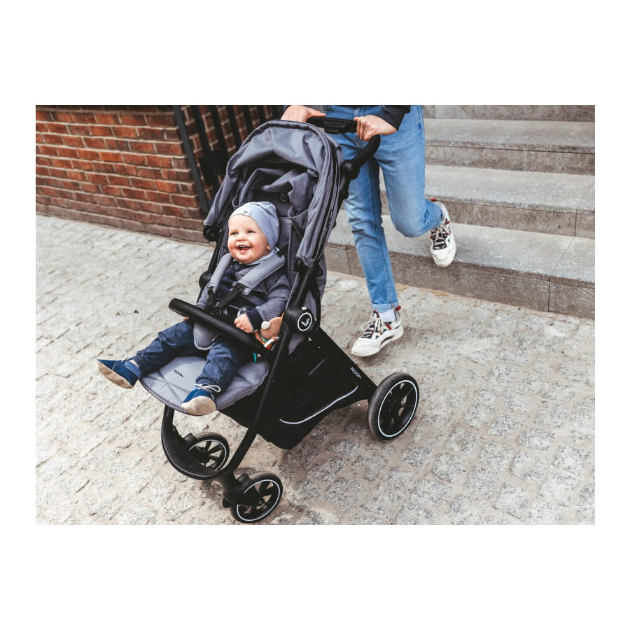 Muuvo Roox funkcjonalny wózek spacerowy Misty Grey