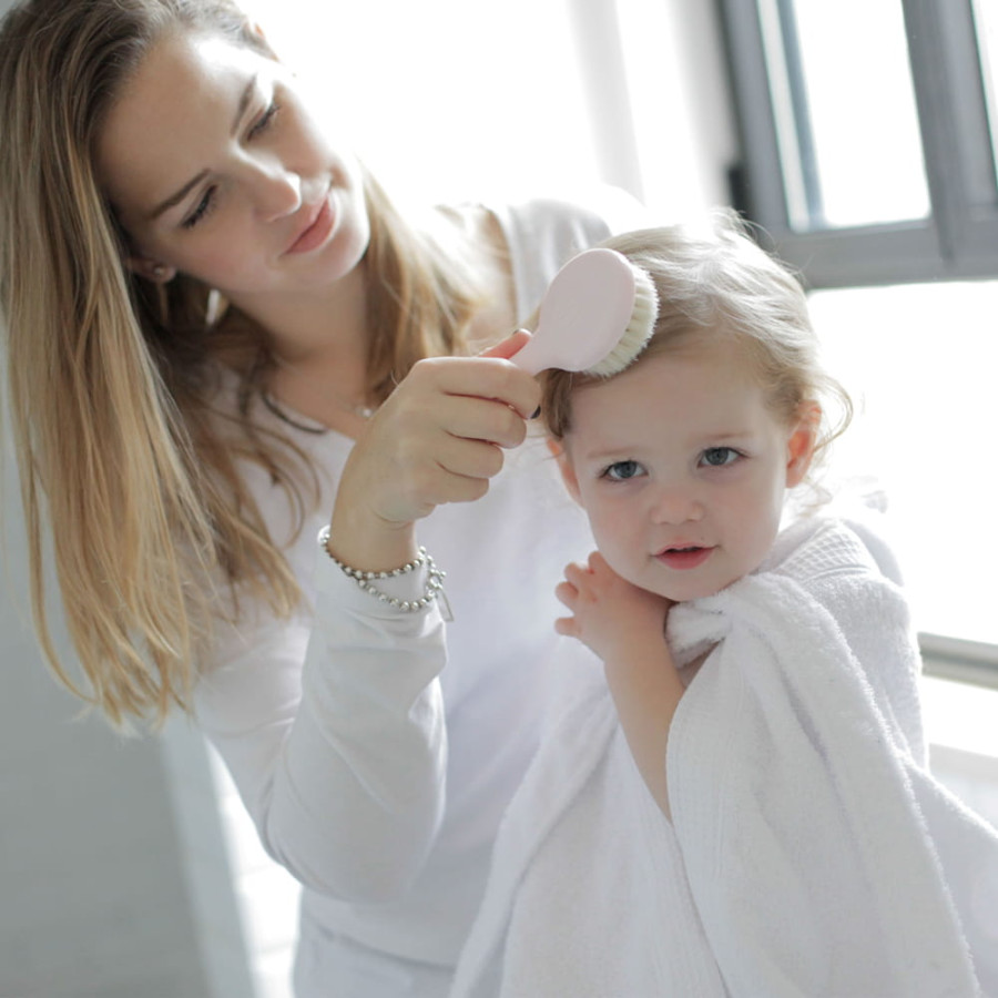 Minene Zestaw pielęgnacyjny do włosów dla niemowląt 2w1 szczotka, grzebień