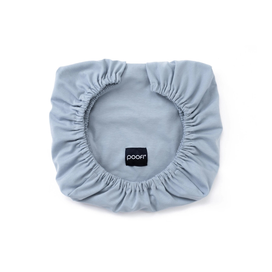 Poofi Prześcieradło bawełniane do wózka gondoli 75x35cm Niebieski