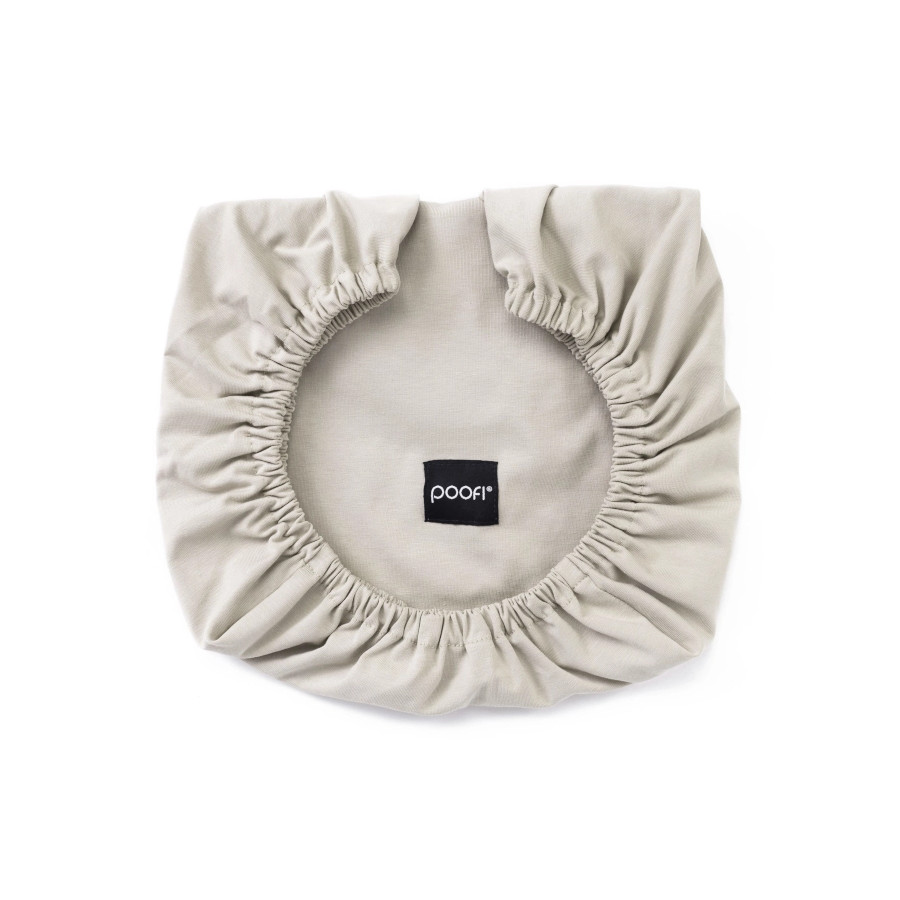 Poofi Prześcieradło bawełniane do wózka gondoli 75x35cm Latte