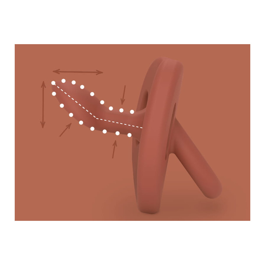 Suavinex Smoczek Silikonowy SX Pro Colour Essence 6-18m+ anatomiczny