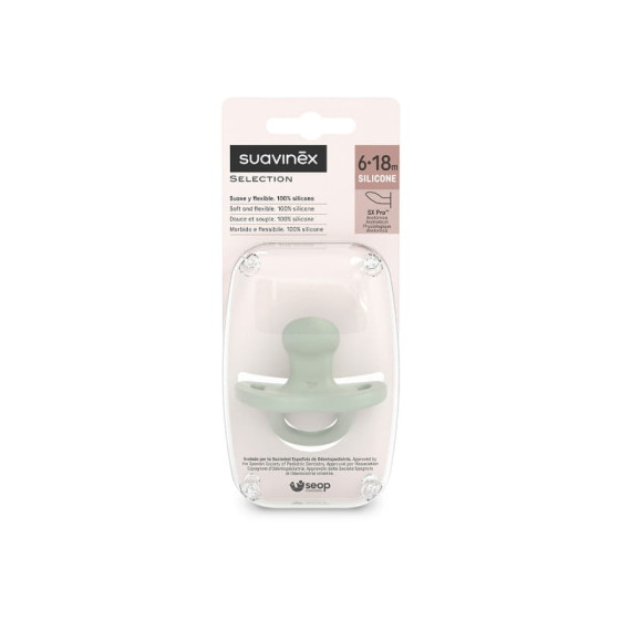 Suavinex Smoczek Silikonowy SX Pro Colour Essence 6-18m+ anatomiczny