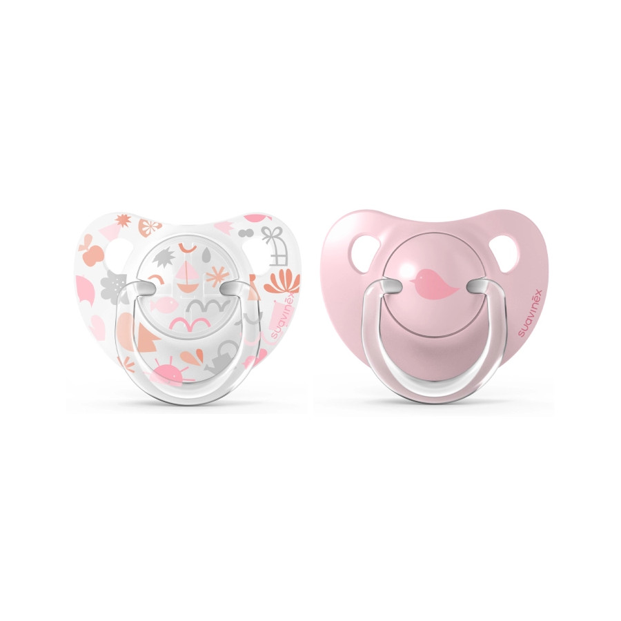 Suavinex Smoczek uspokajający anatomiczny 0-6m+ Memories 2 sztuki