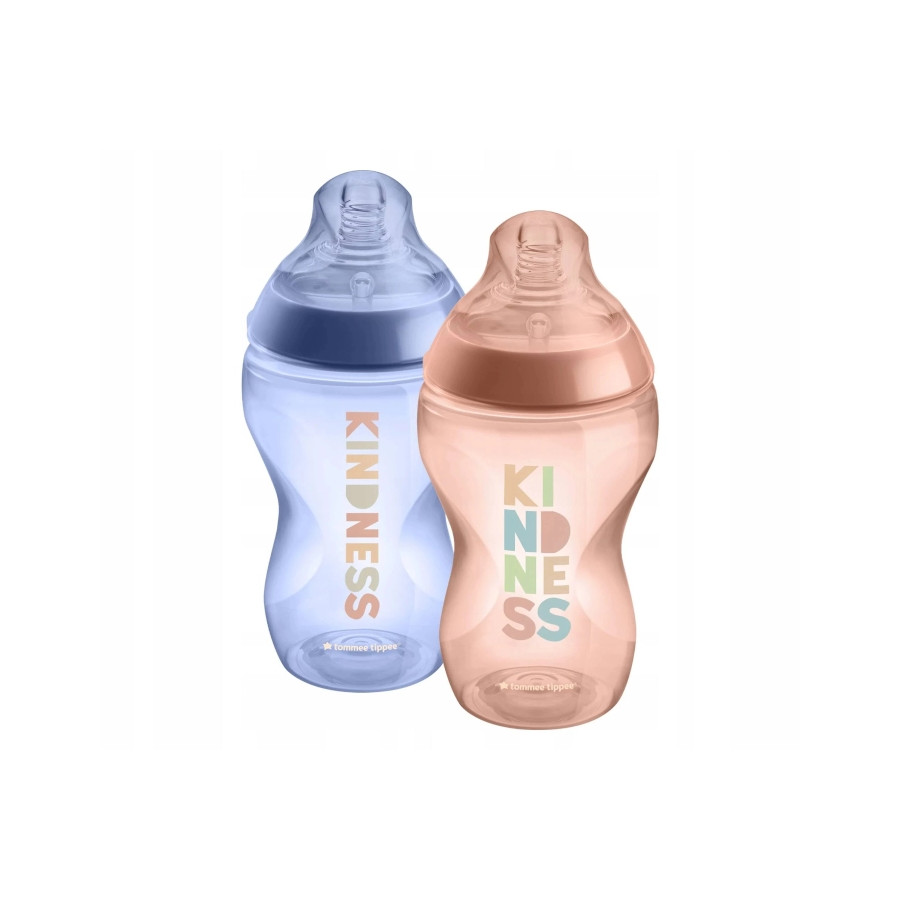 Tommee Tippee Butelka antykolkowa 2x 340ml 3m+ średni przepływ