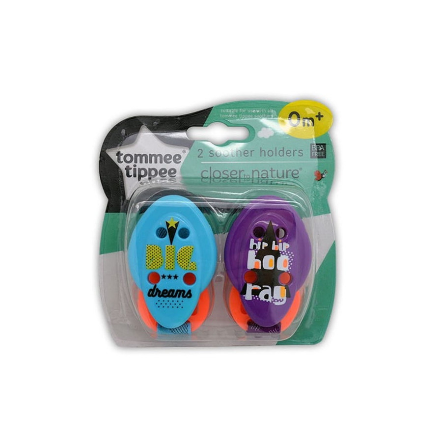 Tommee Tippee Klips Zawieszka do smoczka uspokajającego 2 sztuki