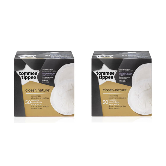 Tommee Tippee Wkładki laktacyjne krążki jednorazowe 100 sztuk
