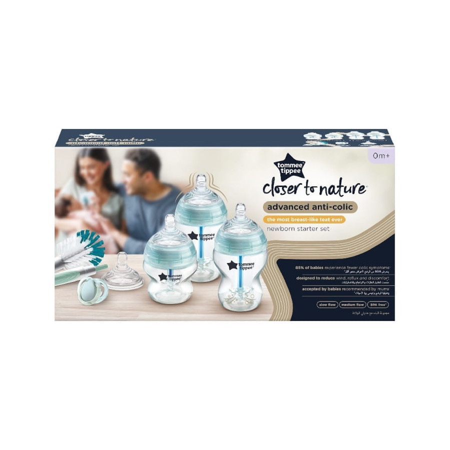 Tommee Tippee Zestaw Butelka antykolkowa Anti-Colic Plus Advanced