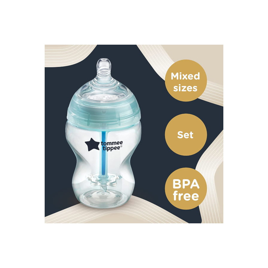 Tommee Tippee Zestaw Butelka antykolkowa Anti-Colic Plus Advanced