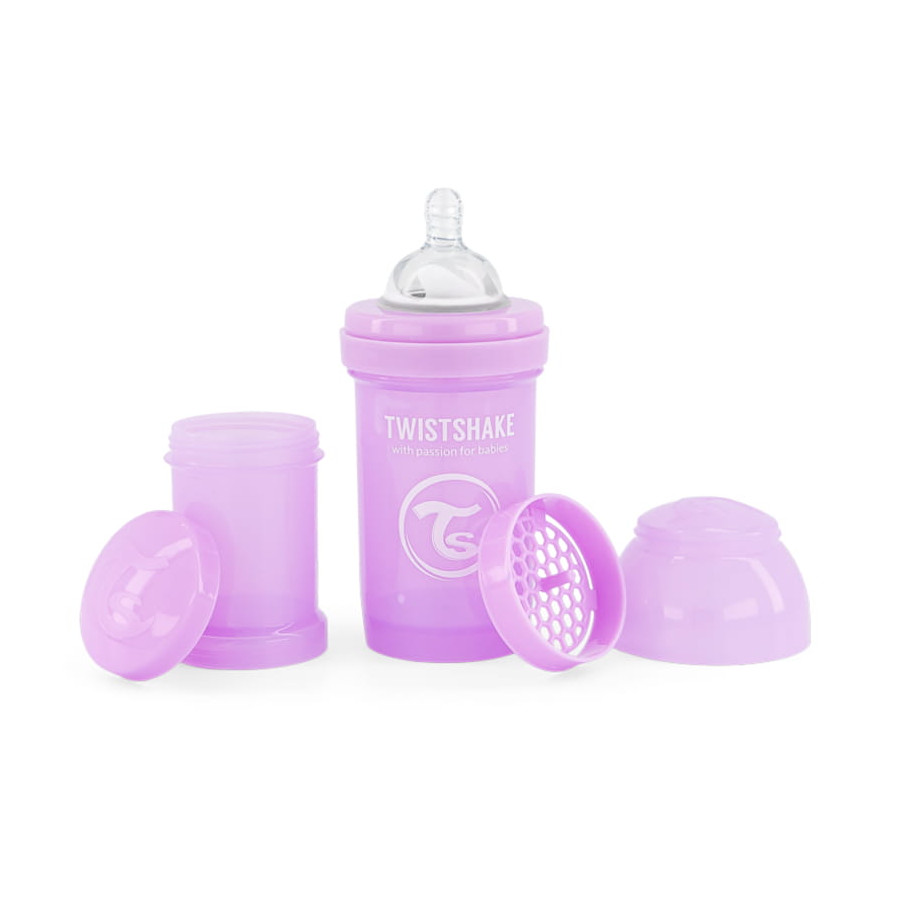 Twistshake Butelka Antykolkowa 180ml Fiolet