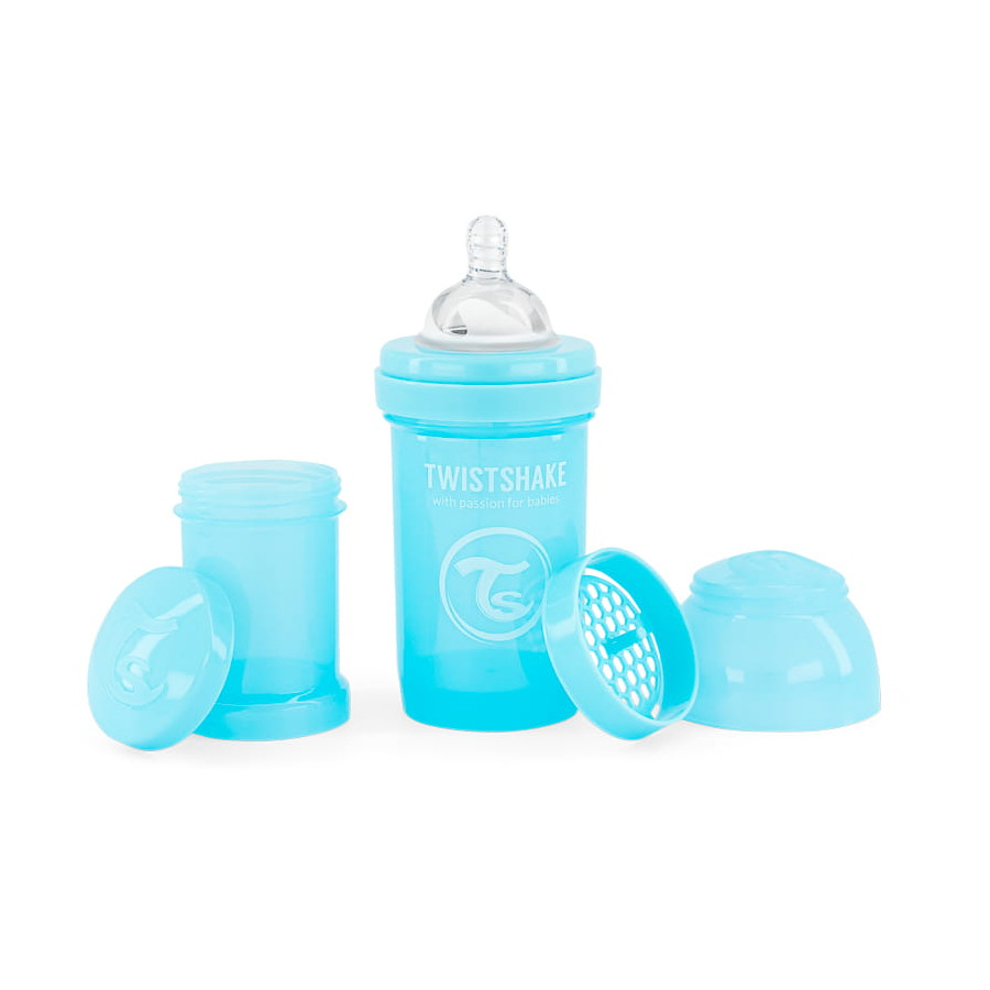 Twistshake Butelka Antykolkowa 180ml Pastel Blue