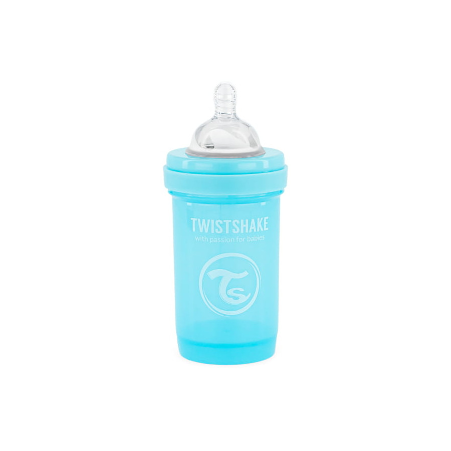 Twistshake Butelka Antykolkowa 180ml Pastel Blue