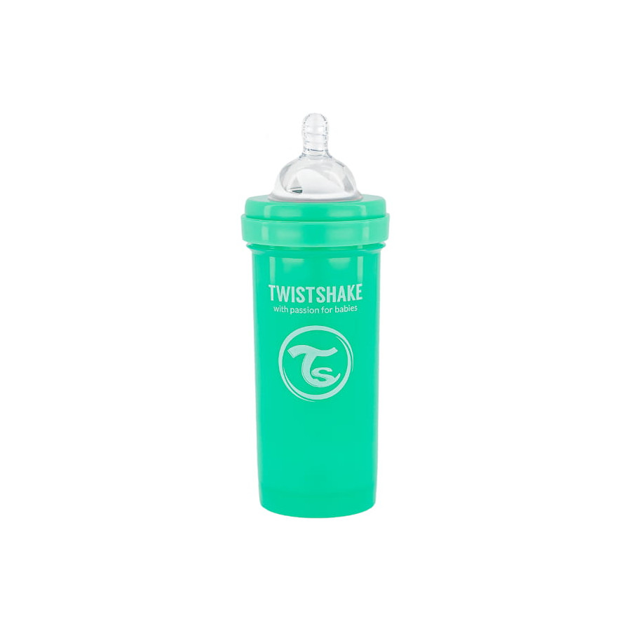 Twistshake Butelka Antykolkowa 260ml Green