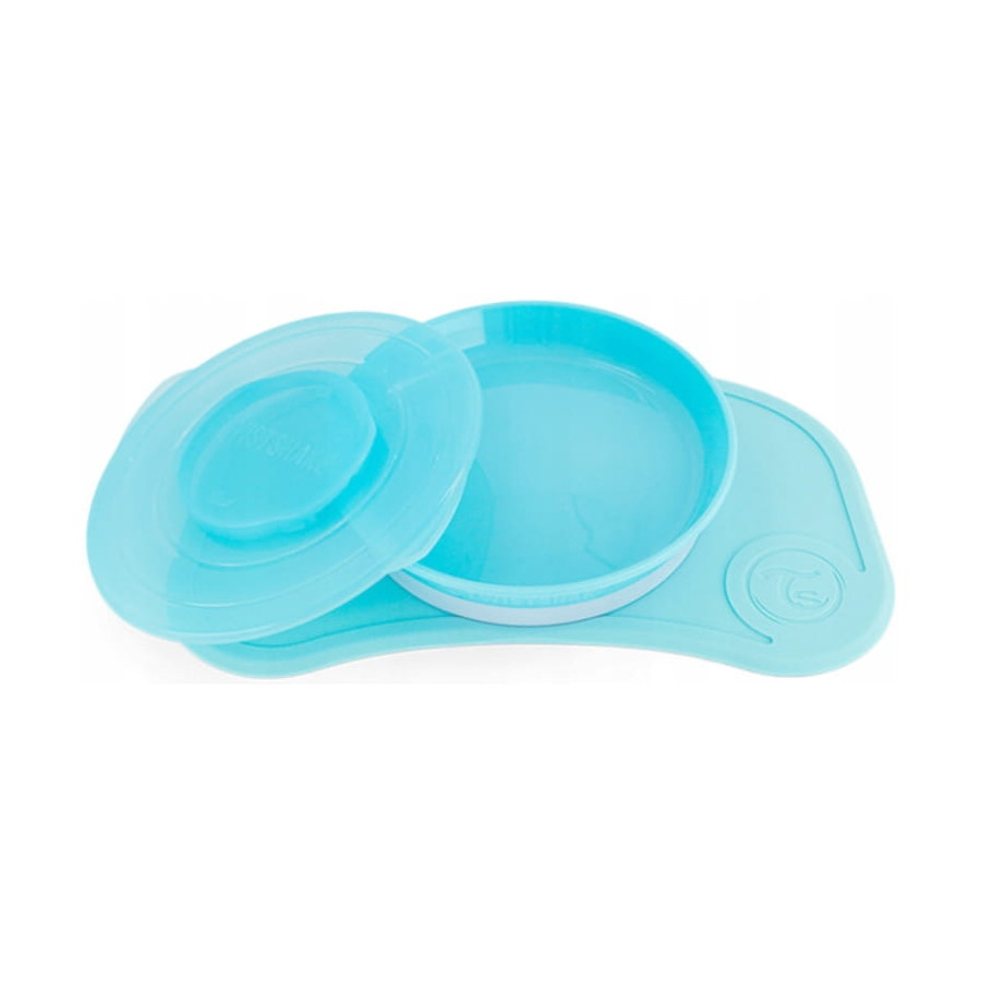 Twistshake Mata Click Mat Mini pod naczynia i talerz z pokrywką