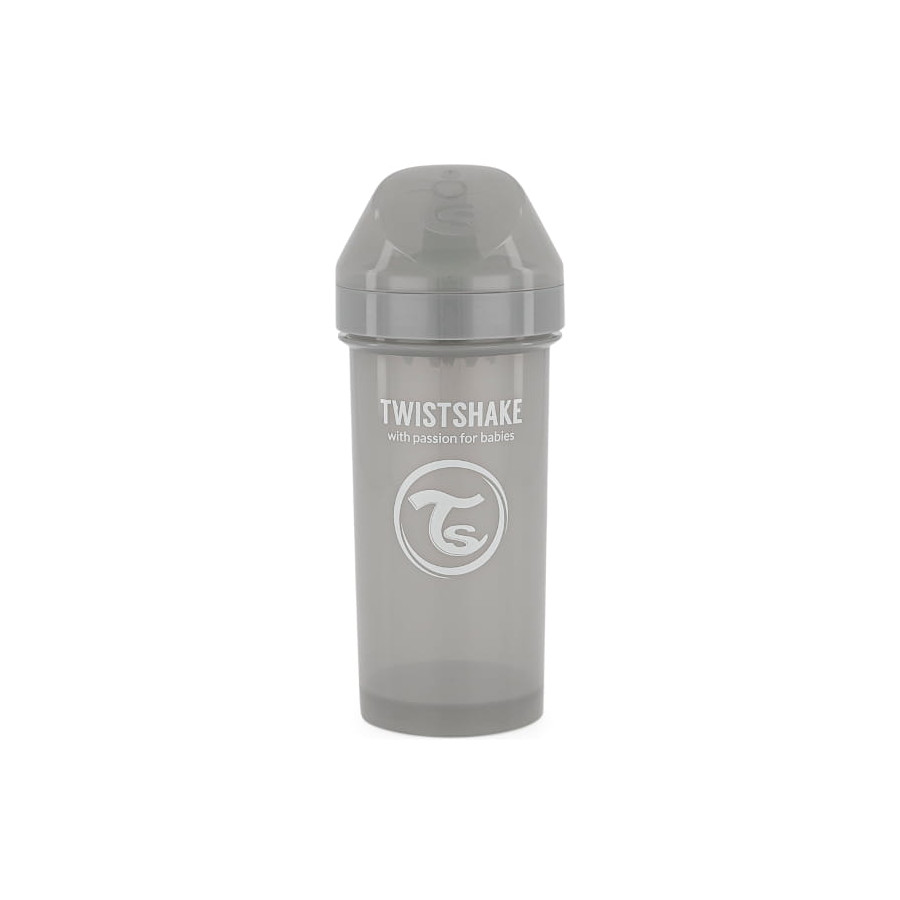 Twistshake Kubek Niekapek Kid Cup 360 ml Pastel Grey