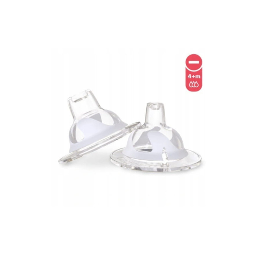 Twistshake Ustnik Niekapek do Butelki Antykolkowej 4m+ 2 sztuki