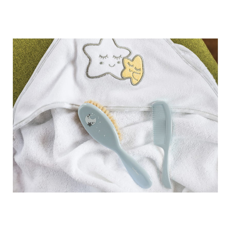 Babyono Szczotka i grzebień do włosów super miękkie włosie