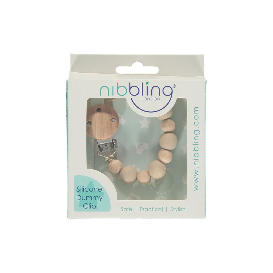 Nibbling Silikonowa zawieszka do smoczka kolekcja Sand