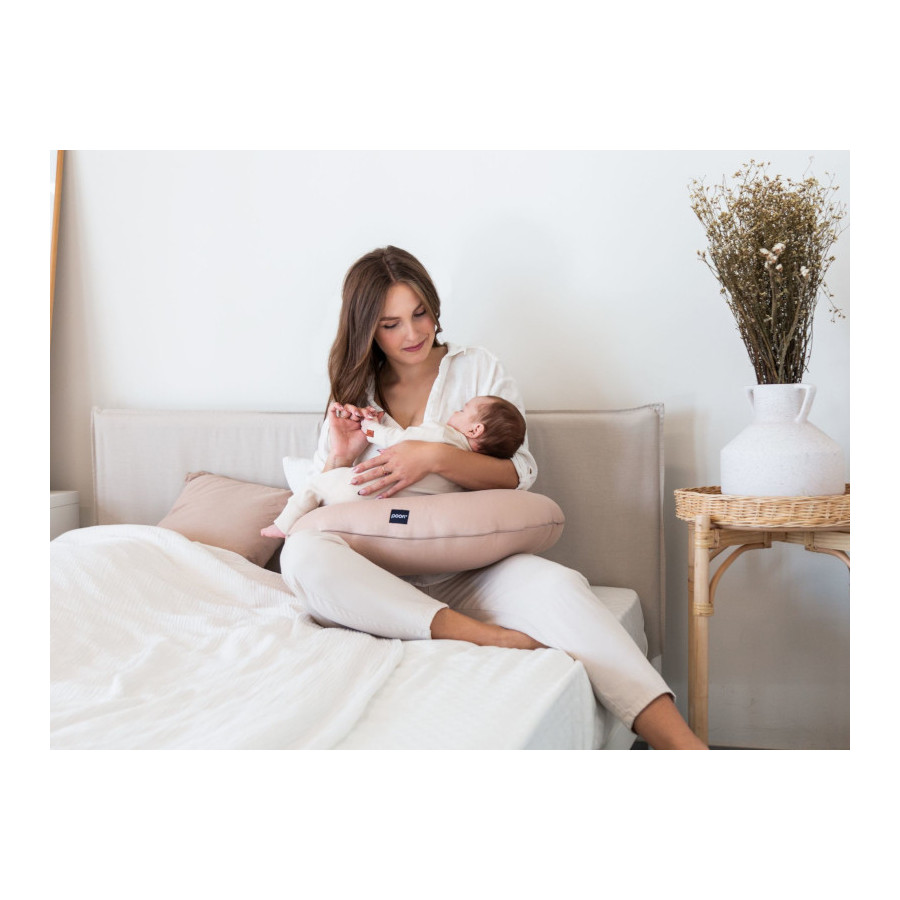 Poofi Poduszka do karmienia bawełniana Organic Nugat