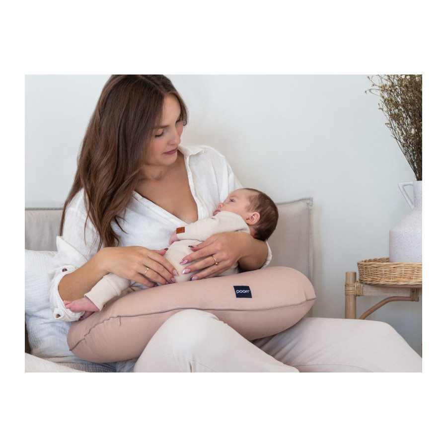 Poofi Poduszka do karmienia bawełniana Organic Nugat