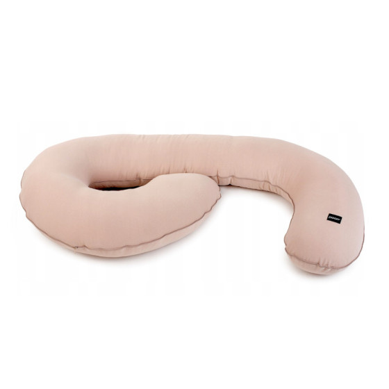 Poofi Poduszka ciążowa do spania bawełniana Organic Dusty Blue