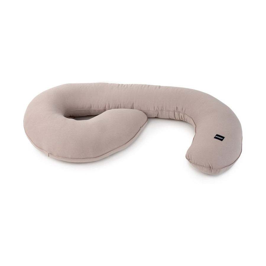 Poofi Poduszka ciążowa do spania bawełniana Organic Light Grey