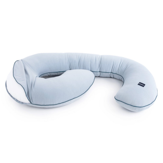 Poofi Poduszka ciążowa do spania bawełniana Organic Light Grey