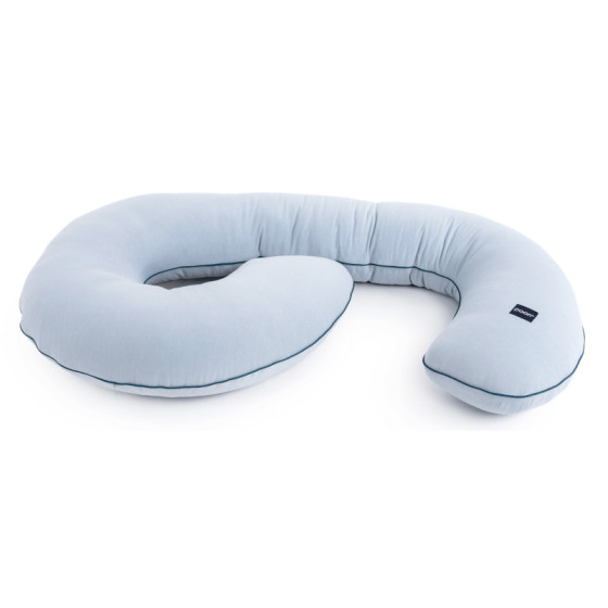 Poofi Poduszka ciążowa do spania bawełniana Organic Light Grey