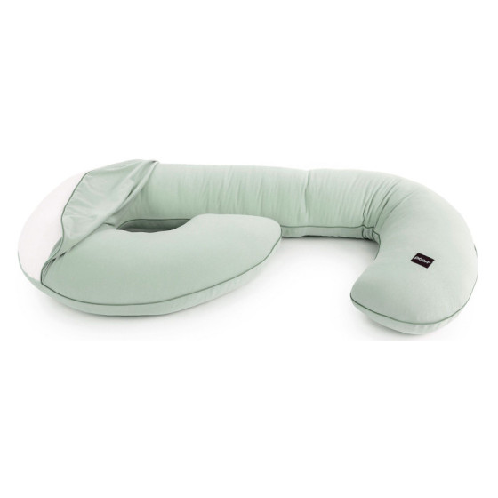Poofi Poduszka ciążowa do spania bawełniana Organic Light Grey
