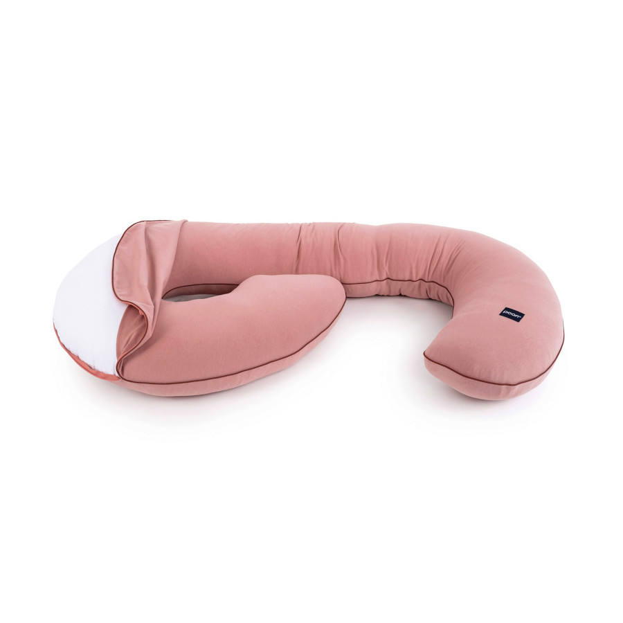 Poofi Poduszka ciążowa do spania bawełniana Organic Nugat