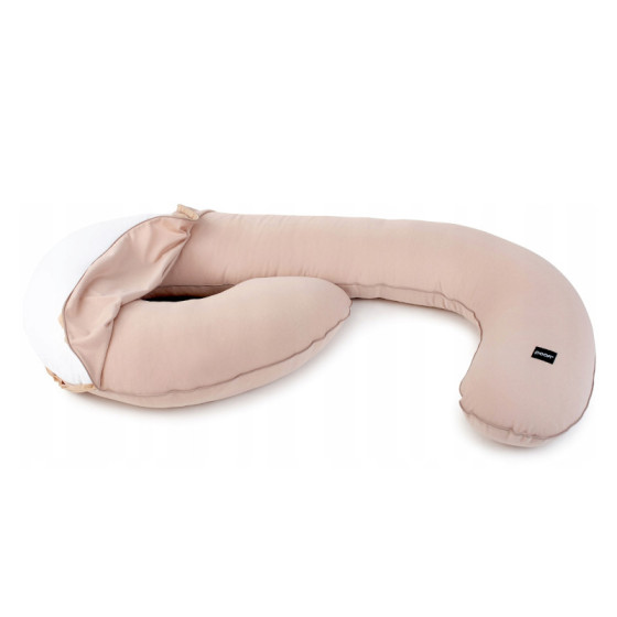 Poofi Poduszka ciążowa do spania bawełniana Organic Piwonia