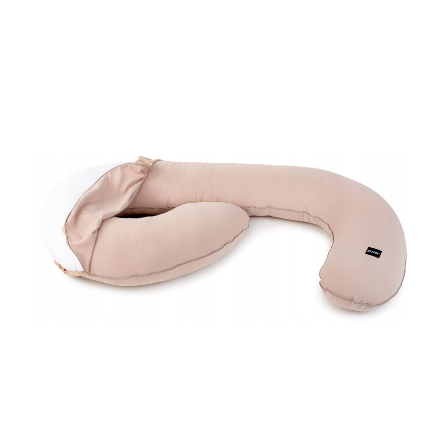 Poofi Poduszka ciążowa do spania bawełniana Organic Piwonia