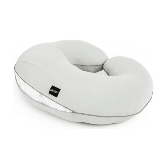 Poofi Pokrowiec na Poduszka do karmienia bawełniany Musztarda