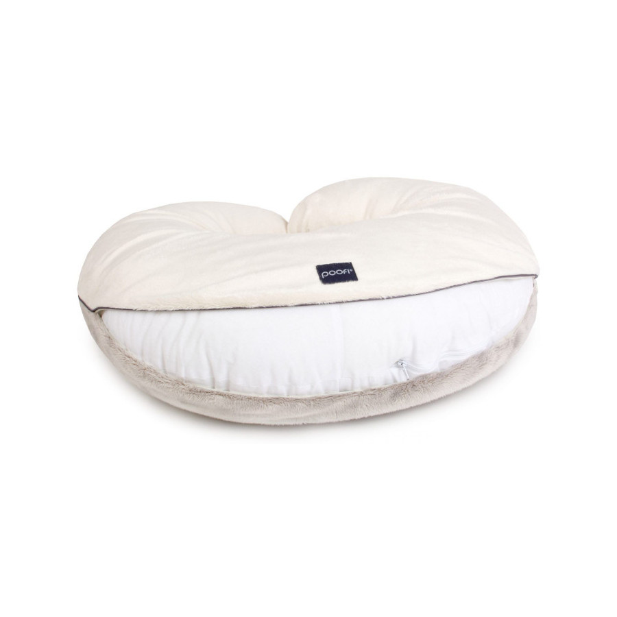 Poofi Pokrowiec na Poduszka do karmienia bawełniany Nugat