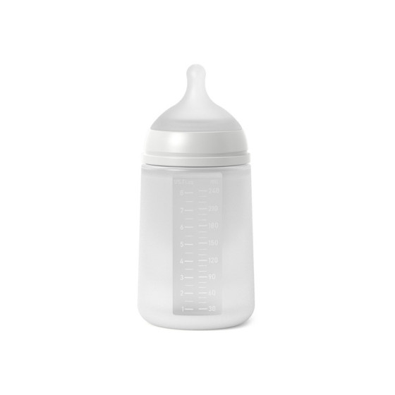 Suavinex Butelka Silikonowa antykolkowa SX PRO 240 ml smoczek M 3m+