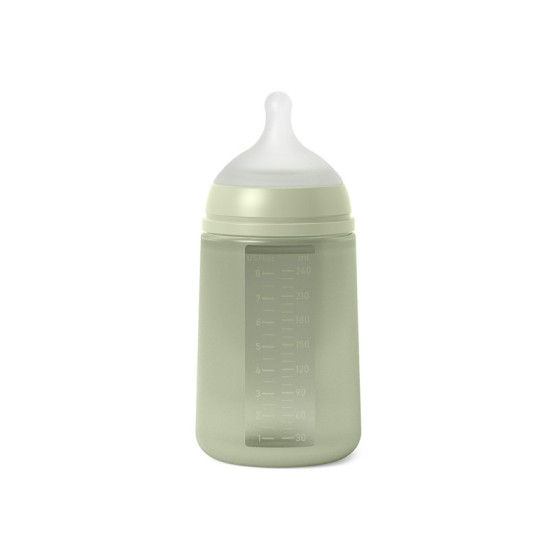 Suavinex Butelka Silikonowa antykolkowa SX PRO 240 ml smoczek M 3m+