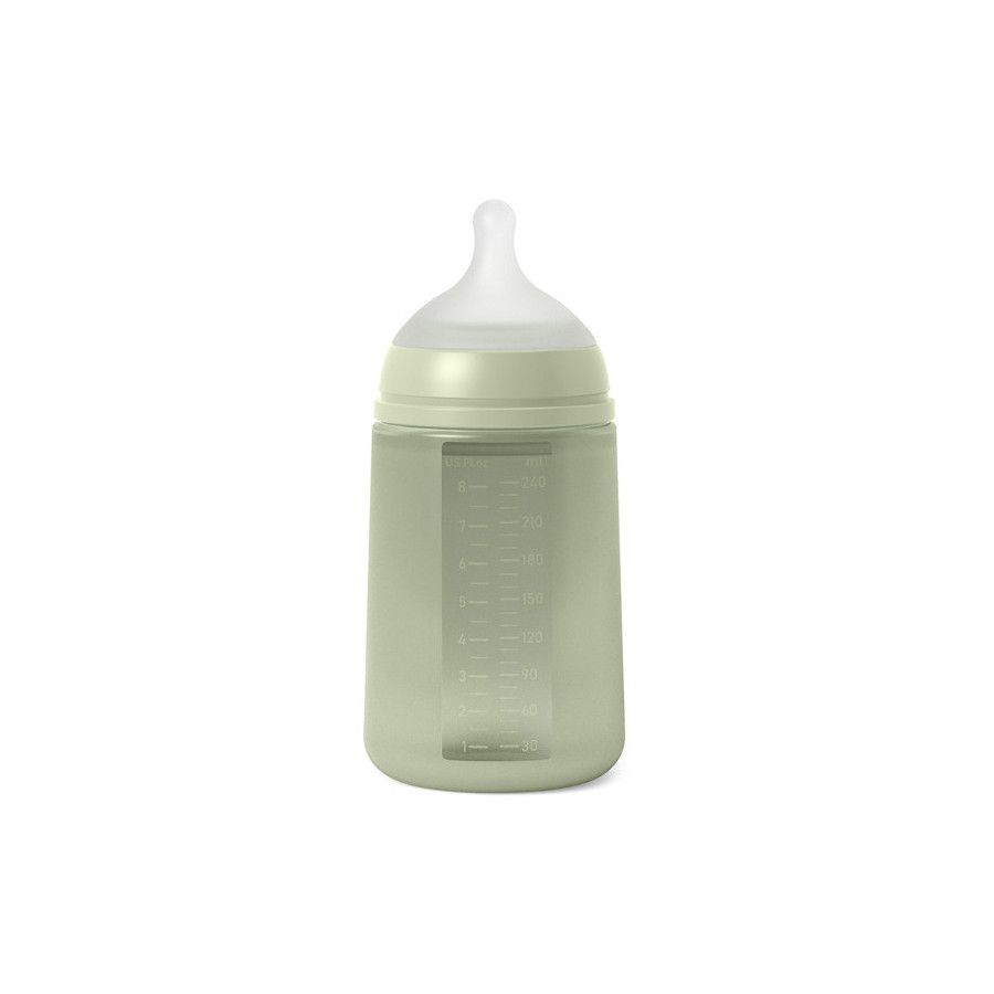 Suavinex Butelka Silikonowa antykolkowa SX PRO 240 ml smoczek M 3m+