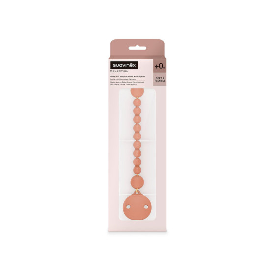 Suavinex silikonowy klips zawieszka na smoczek Colour Essence