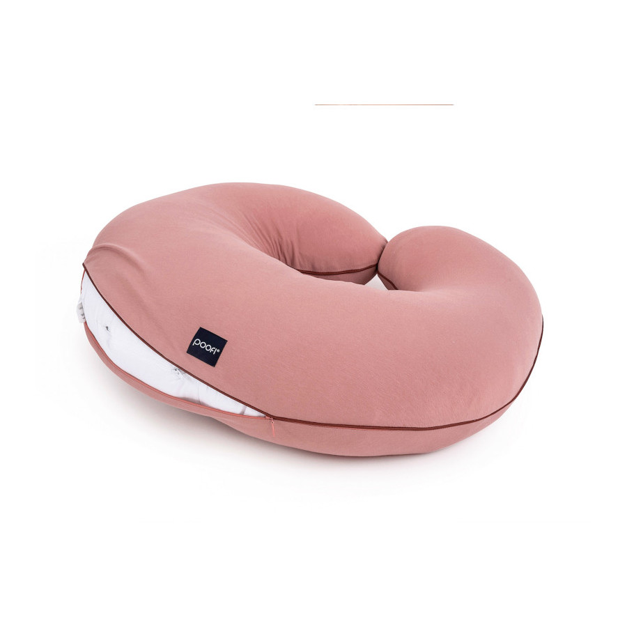 Poofi Poduszka do karmienia bawełniana Organic Blue