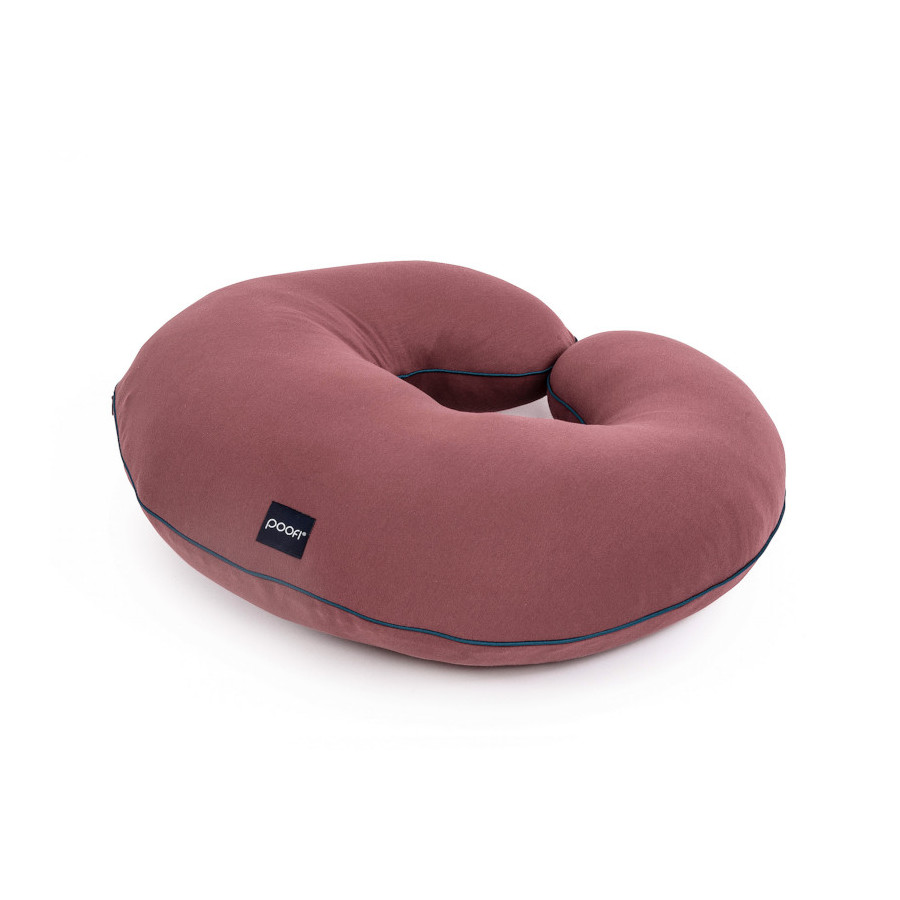 Poofi Poduszka do karmienia bawełniana Organic Blue