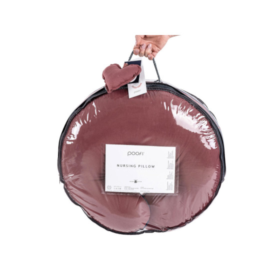 Poofi Poduszka do karmienia bawełniana Organic Blue