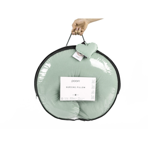 Poofi Poduszka do karmienia bawełniana Organic Blue